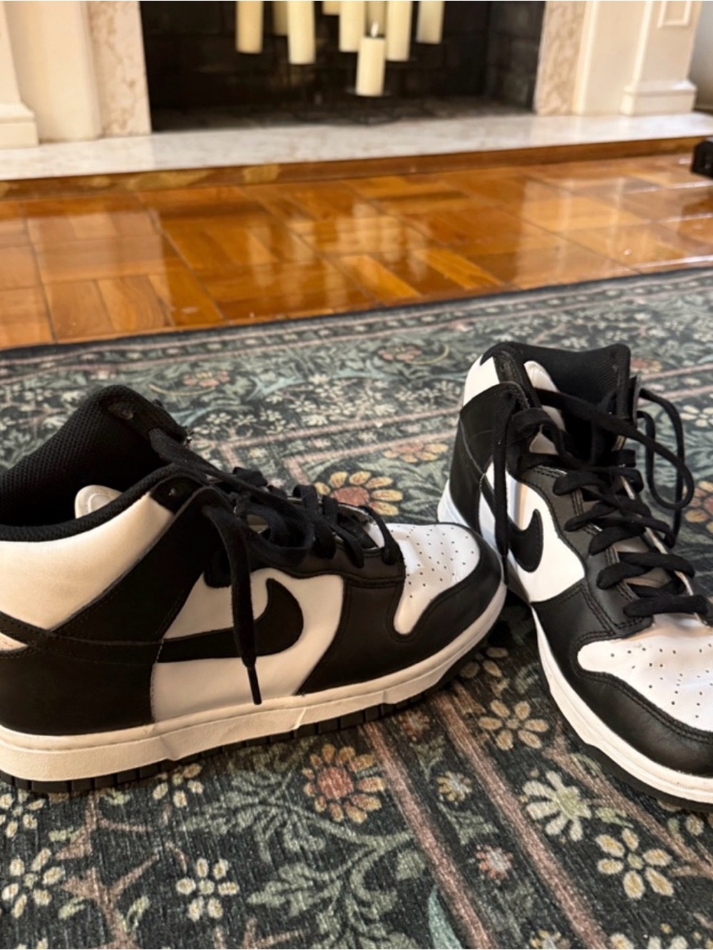 Nike High Top Panda Dunks